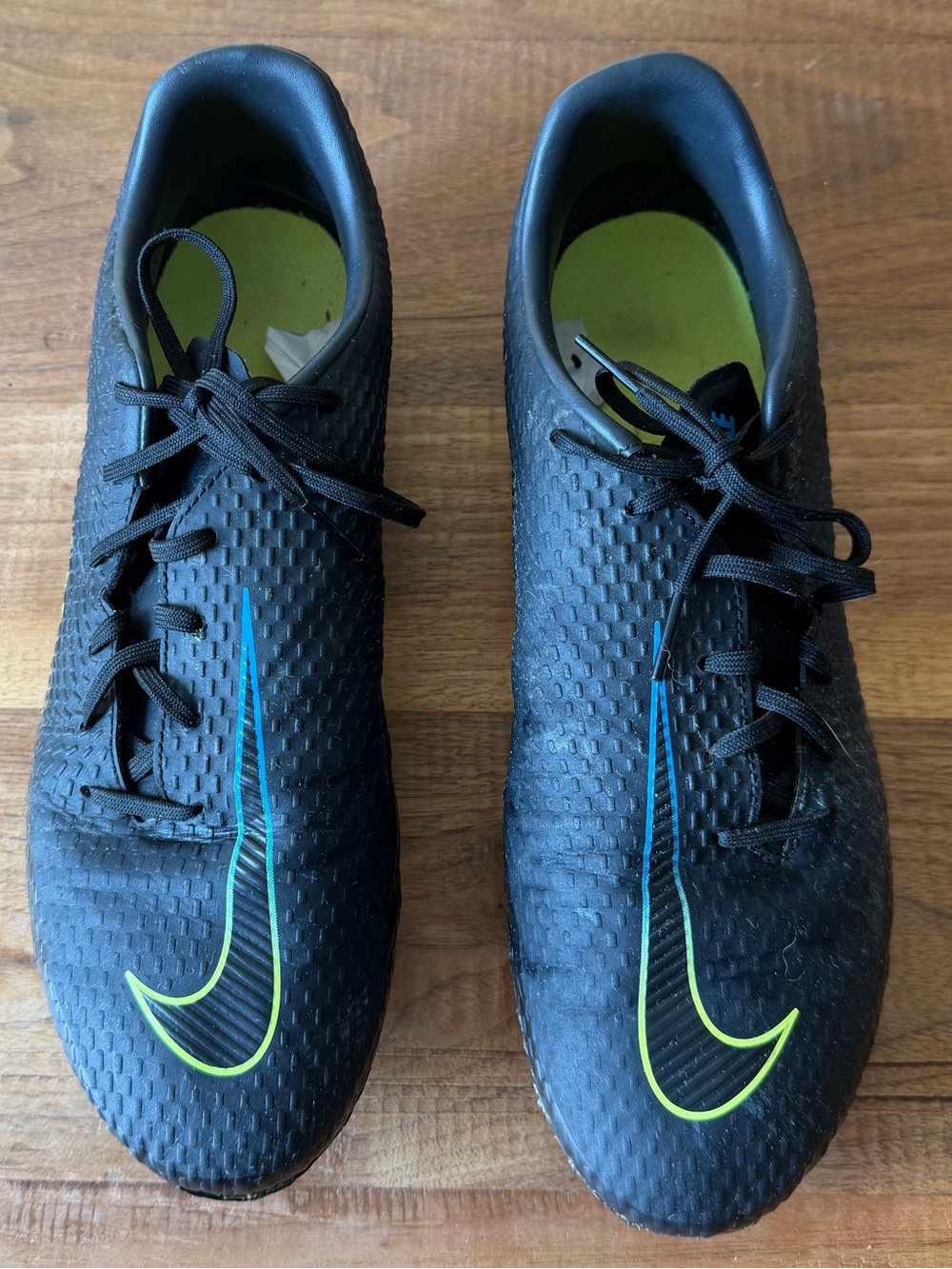 Nike Phantom Gt Elite Fg Black-Black-Cyber Men’s Sz 9.5 [CK8439-090]